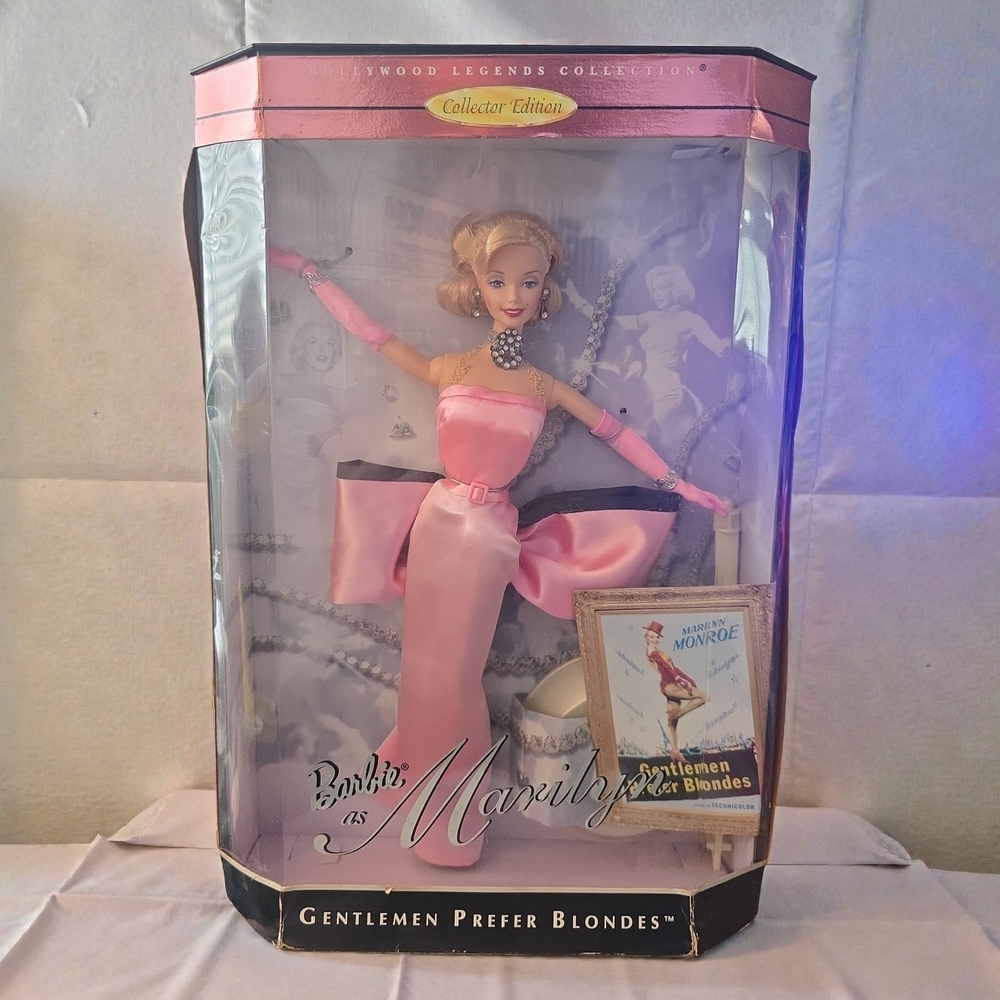 1997 Barbie Collector Edition Marilyn Monroe- Gentelmen Prefer Blondes